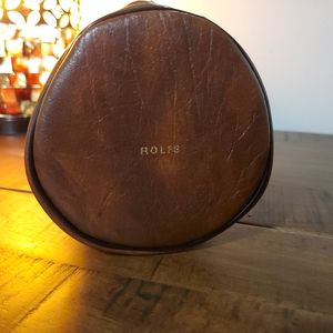 Classic Rolfs Vintage Vinyl Zippered Travel Bag